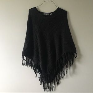 SALE!! Gray Knit Poncho